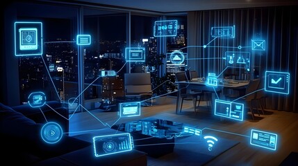 Connected Digital Devices in Urban Living Space