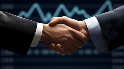 dos empresarios estrechando sus manos llegando a un acuerdo para ser socios y tener exito en sus empresas crecimiento en los negocios exito empresarial