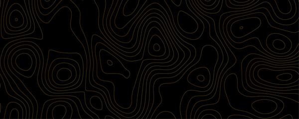 Topographic Map Collection A Black Color Template Set with Wavy Terrain Patterns and Geometric Contour Lines for Hiking and Sport Graphics
