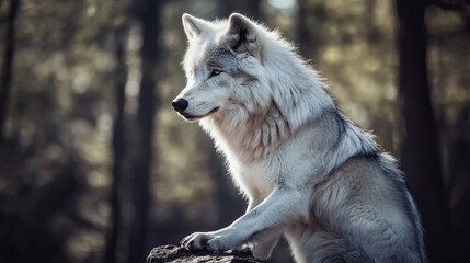 Obraz premium amazing wolf wallpaper 