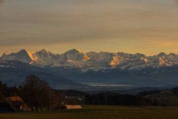 swiss mountain range