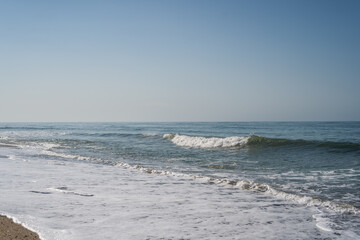 Wave Very Blue Landscape Seascape Peaceful Dramatic Scenery