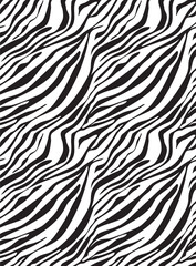 Seamless Zebra Rustic Pattern for Fabric 