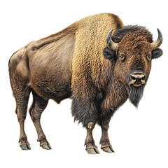 Fototapeta premium a bison with a beard