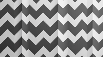 Abstract geometric pattern with gray and white chevron shapes.