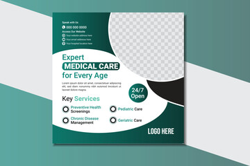 Healthcare Post Design, Modern and Creative