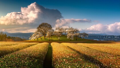 Obraz premium April activities and occurrences honoring the time of rebirth and development