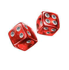 a pair of red dice