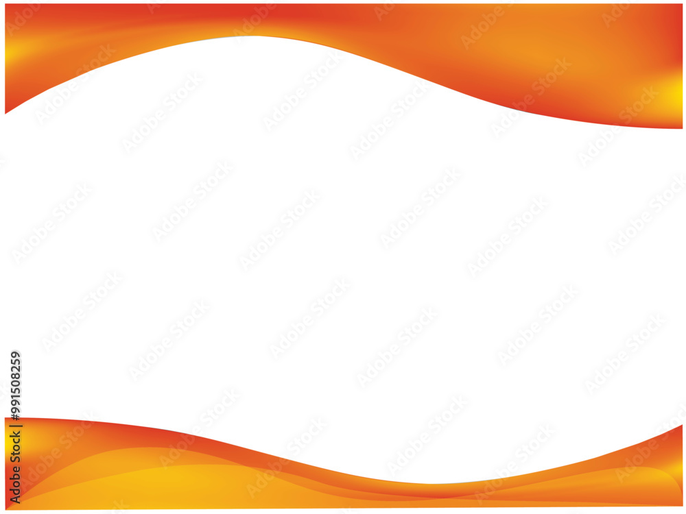 Poster abstract orange swirl gradient background / vector. creative geometric background. trendy gradient s