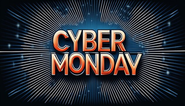 Cyber monday personalized text designs ideal for celebrating themes related to cyber monday events