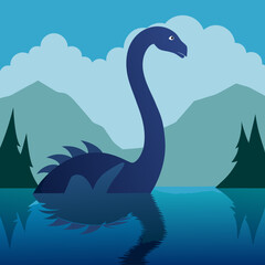 black swan on the water