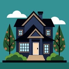 vector illustration of a house