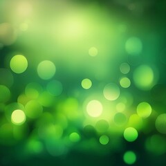 green blurred bokeh background illustration