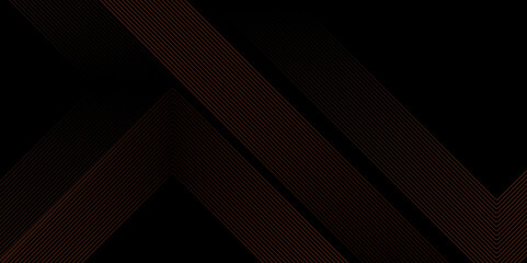 Obraz premium Abstract beautiful perfect random red lines background. abstract red lines with black background creative geometric triangle shape. perfect random abstract line background. Vector illustration.