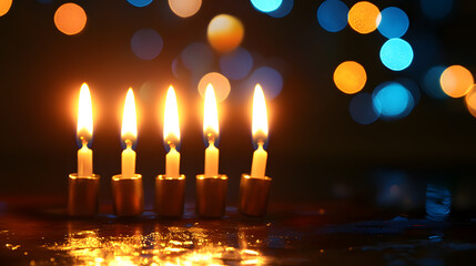 Celebrate the Festival Lights with festive Hanukkah wallpapers that shine with warmth joy Featuring glowing menorahs, sparkling stars, and traditional symbols,these designs create cozy vibrant holiday