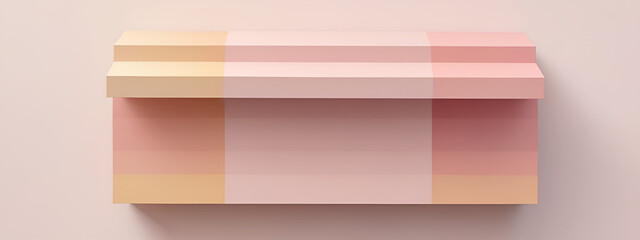 illustrazione con elementi geometrici a tema astratto surreale