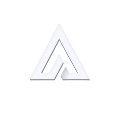 Stylized logo in modern design. on transparent background