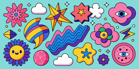 easter eggs seamless pattern