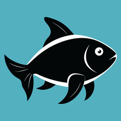 Fototapeta premium vector illustration of a fish