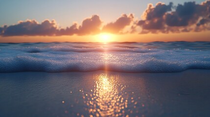 Fototapeta premium Destin Florida during morning sunrise : Generative AI