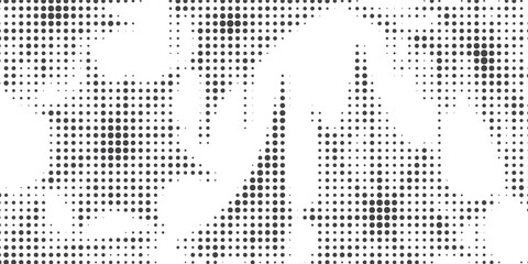 Fototapeta premium Background with monochrome dot texture. Polka dot pattern template. Background with black dots - stock vector dots basic background dots