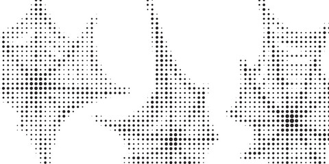Fototapeta premium Background with monochrome dot texture. Polka dot pattern template. Background with black dots - stock vector dots basic background dots