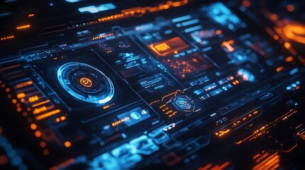 GUI Graphical User Interface concept : Generative AI