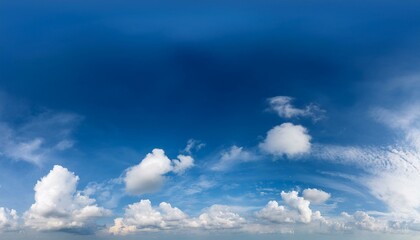 Obraz premium Panorama blue sky and clouds natural background.