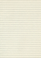 Fototapeta premium Old lined paper with frame background. Notebook sheet with black grid texture.