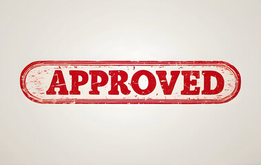 Get the Stamp of Approval, Red 'Approved' Seal for Documents