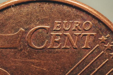 close up 5 cent euro