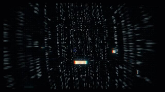 Digital Futuristic, Computer Retro Glitch Screen, Digital World Visual Background