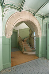 Art Nouveau Staircase Entrance