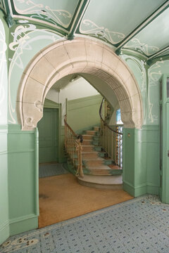 Art Nouveau Staircase Entrance