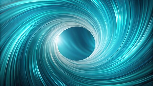 Abstract blue turquoise background resembling swirling wind hole, abstract, creative, smooth, energy, long shot, blend,blue, modern, hole, texture, background, concept, artistic, art