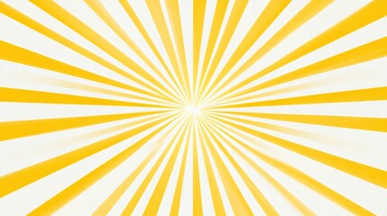 Abstract yellow and white sunburst background.