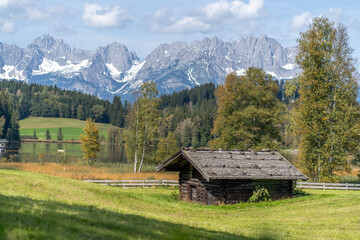 Kitzbühel Schwarzsee Wilder Kaiser Herbst