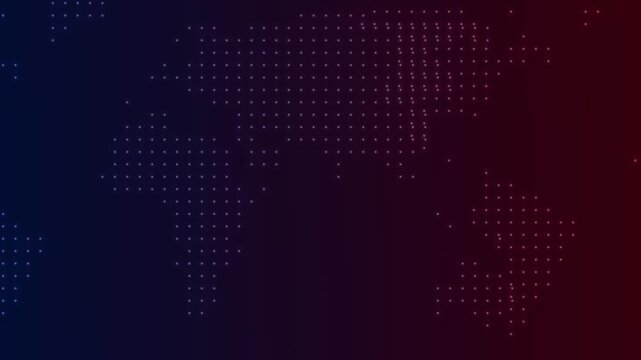 simple news background with dot map .News studio. Newsroom Background for News Broadcasts. Blurred of studio at TV station. News channel design.