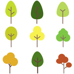 심플한 나무 일러스트 모음
