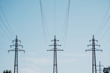 Hochspannungsmast &Uuml;berlandleitung