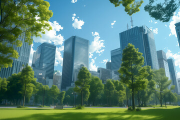 Obraz premium Unusual Urban-Nature Juxtapositions