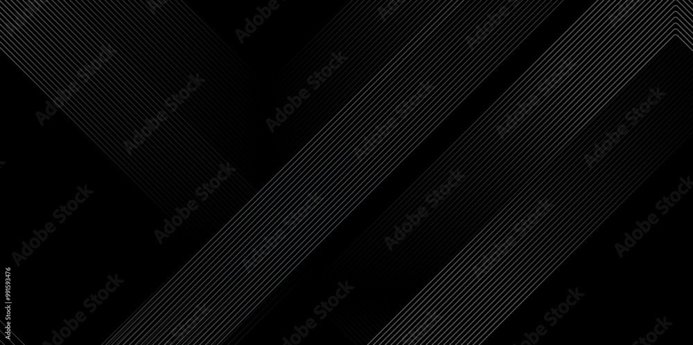 Poster abstract beautiful perfect random blue lines background. abstract blue lines with black background c