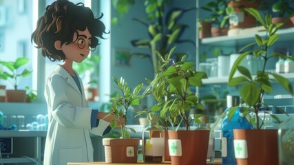 A healthcare research project where kids develop talking plants that can communicate symptoms of diseases, revolutionizing how we understand and diagnose illnesses