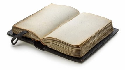 Solar observation logbook for recording observations and notes isolated on white background