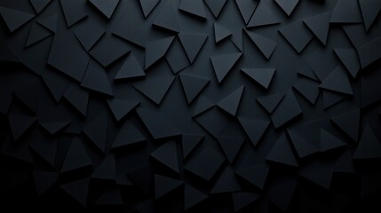 Abstract Black Triangle Pattern Background