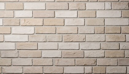 Obraz premium Light-colored brick wall can serve as background, soft textured finish