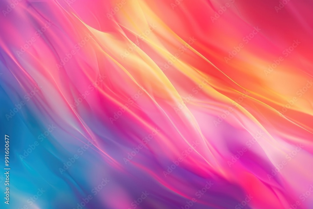 Aufkleber A close-up shot of a vibrant and abstract background with various colors and patterns