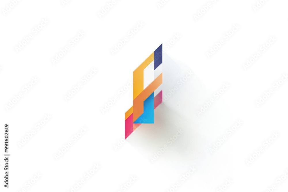 Poster a colorful logo is displayed on a white background, perfect for branding and marketing use