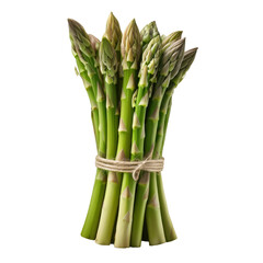 Fresh green asparagus bunch