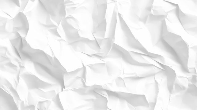 A close-up view of crumpled paper, showcasing a textured surface with shadows and light creating depth and visual interest